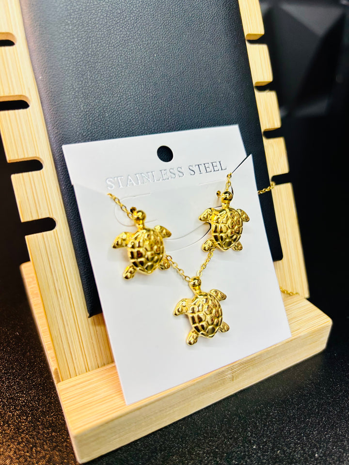 Set de Tortuga Oro