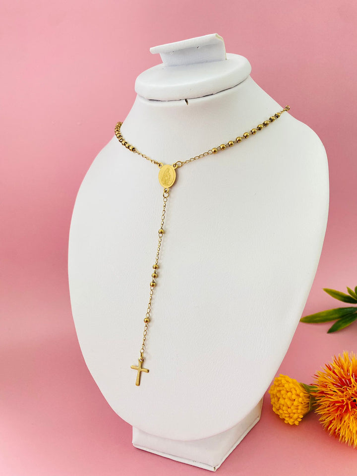 Gold Rosary Unisex
