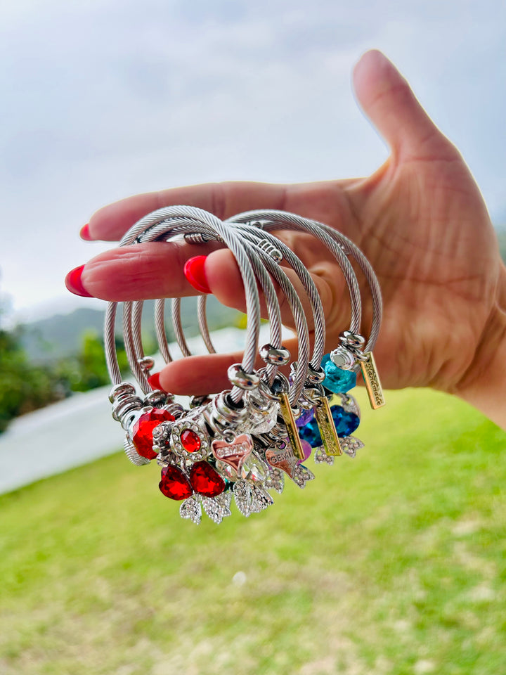 Pulsera de Charms Violeta