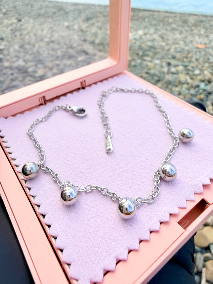 Tobillera Plata