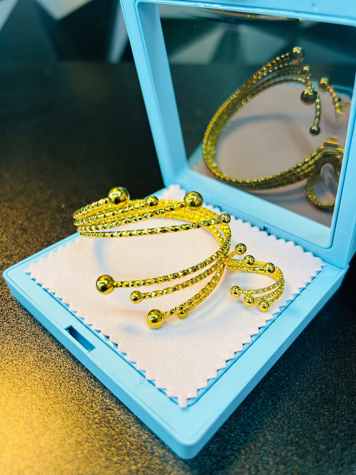 Set Espiral Oro