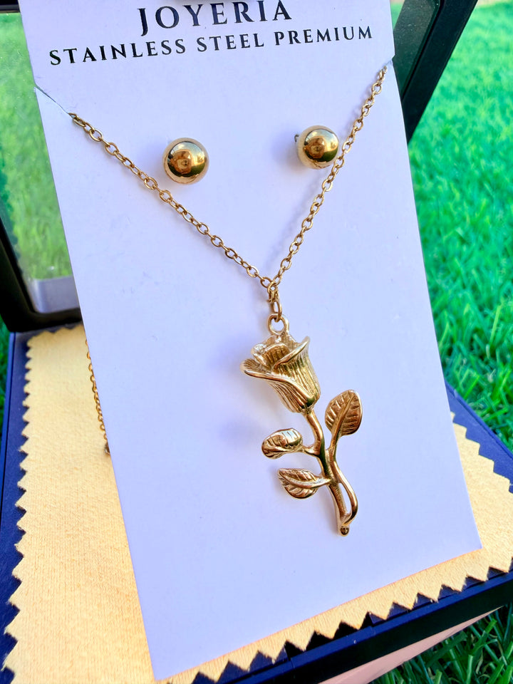 Set de Flor Oro