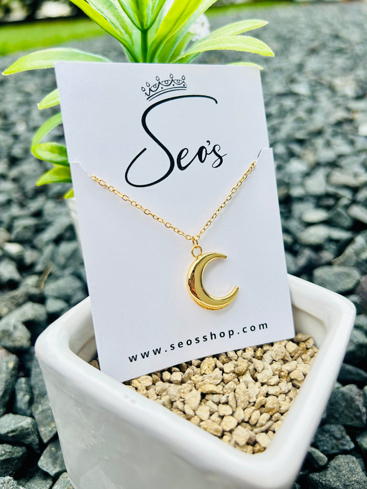 Moon Gold Necklace