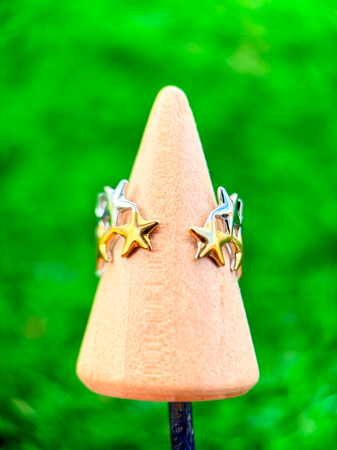 Sortija de Estrellas Doble