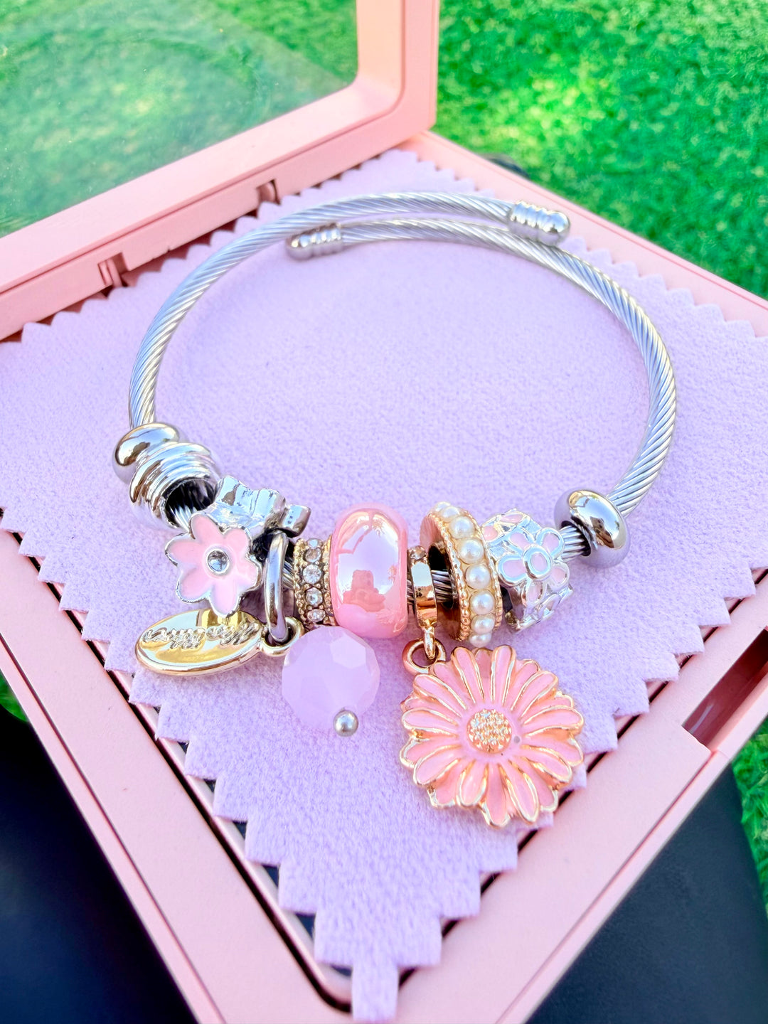 Pulsera de Charms Rosa