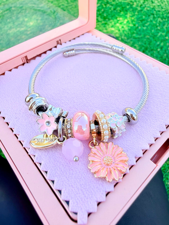Pulsera de Charms Rosa
