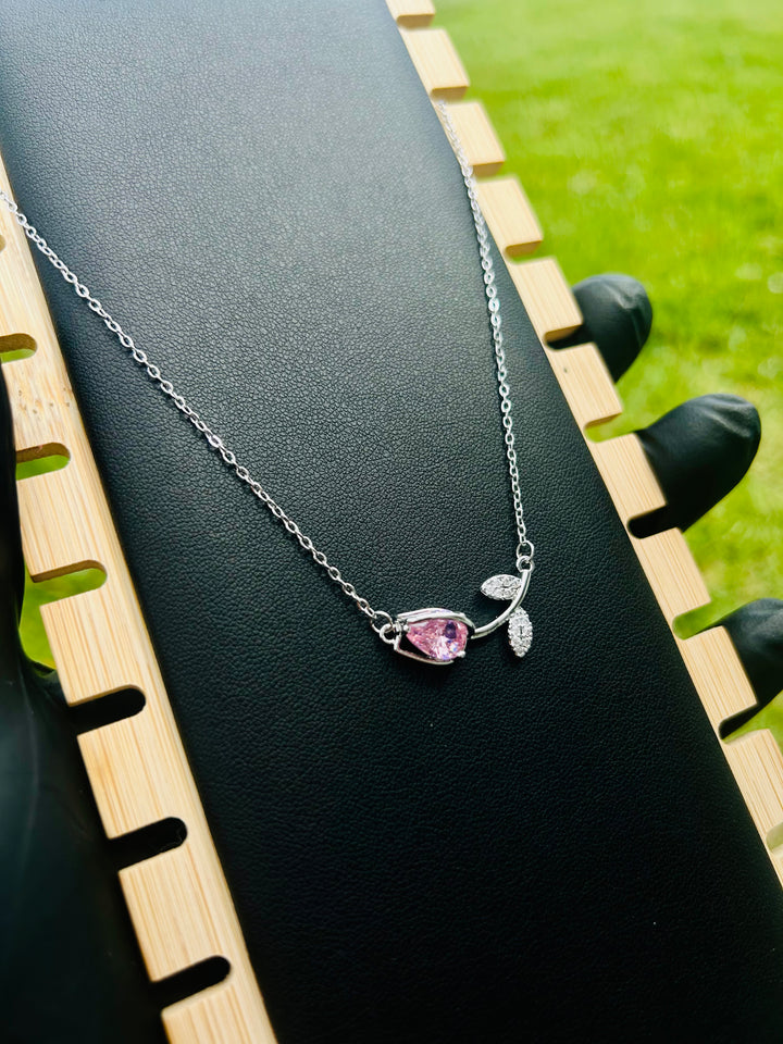 Collar de Tulipan Rosa