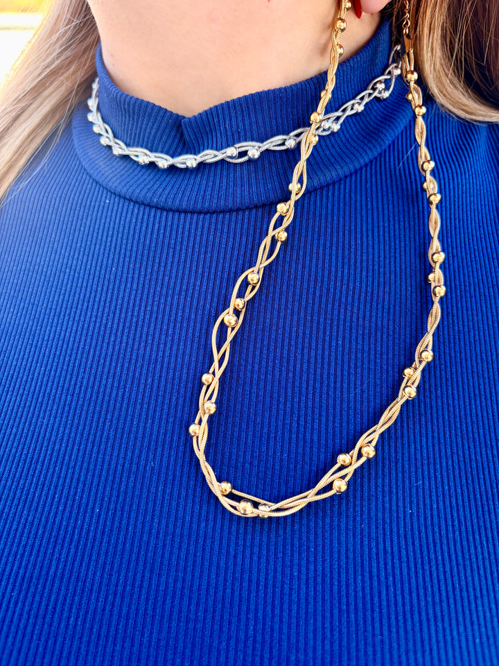 Gargantilla de Bolitas Oro