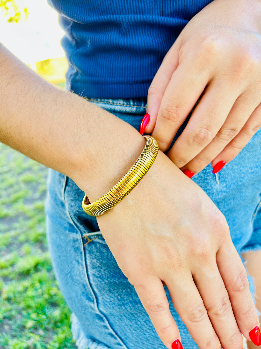 Pulsera Tuboga S Oro Small