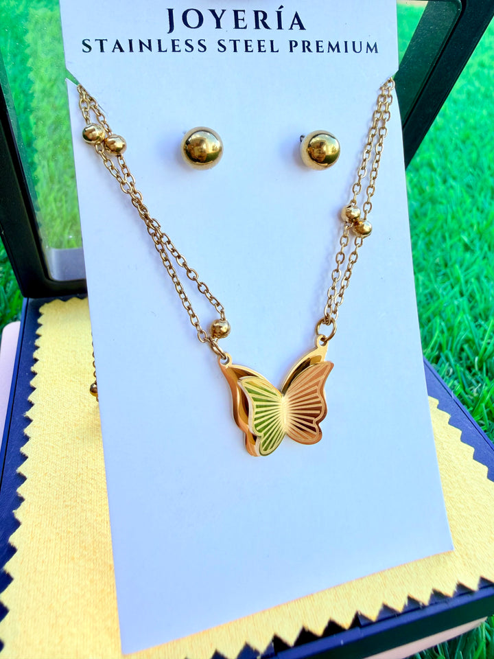 Set de Mariposa Doble