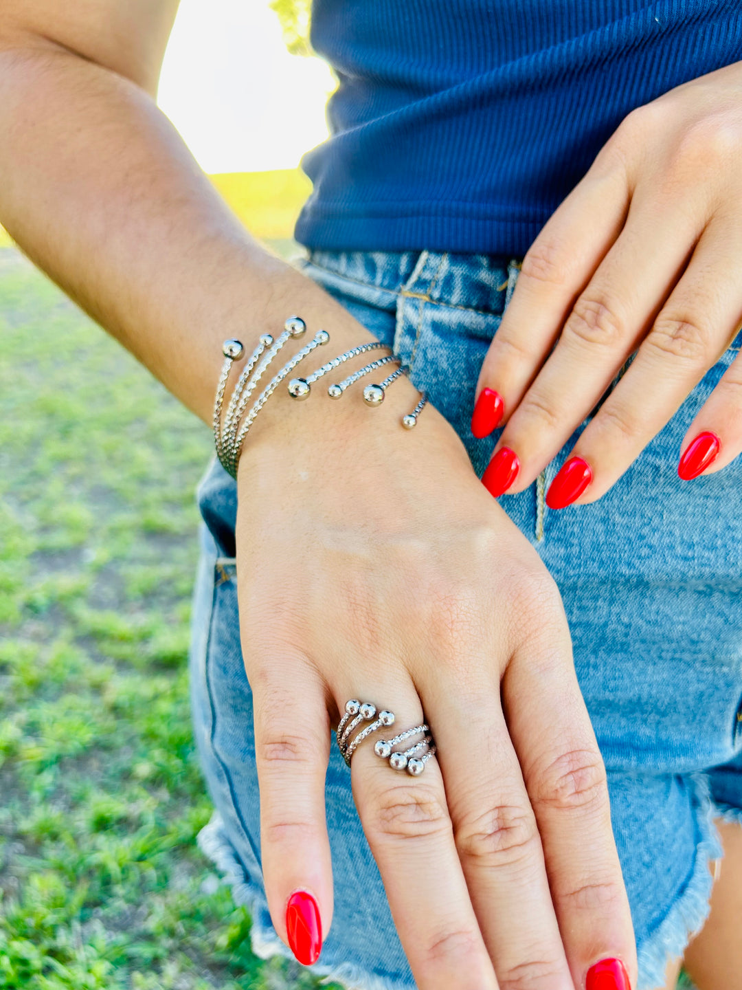 Set Espiral Plata