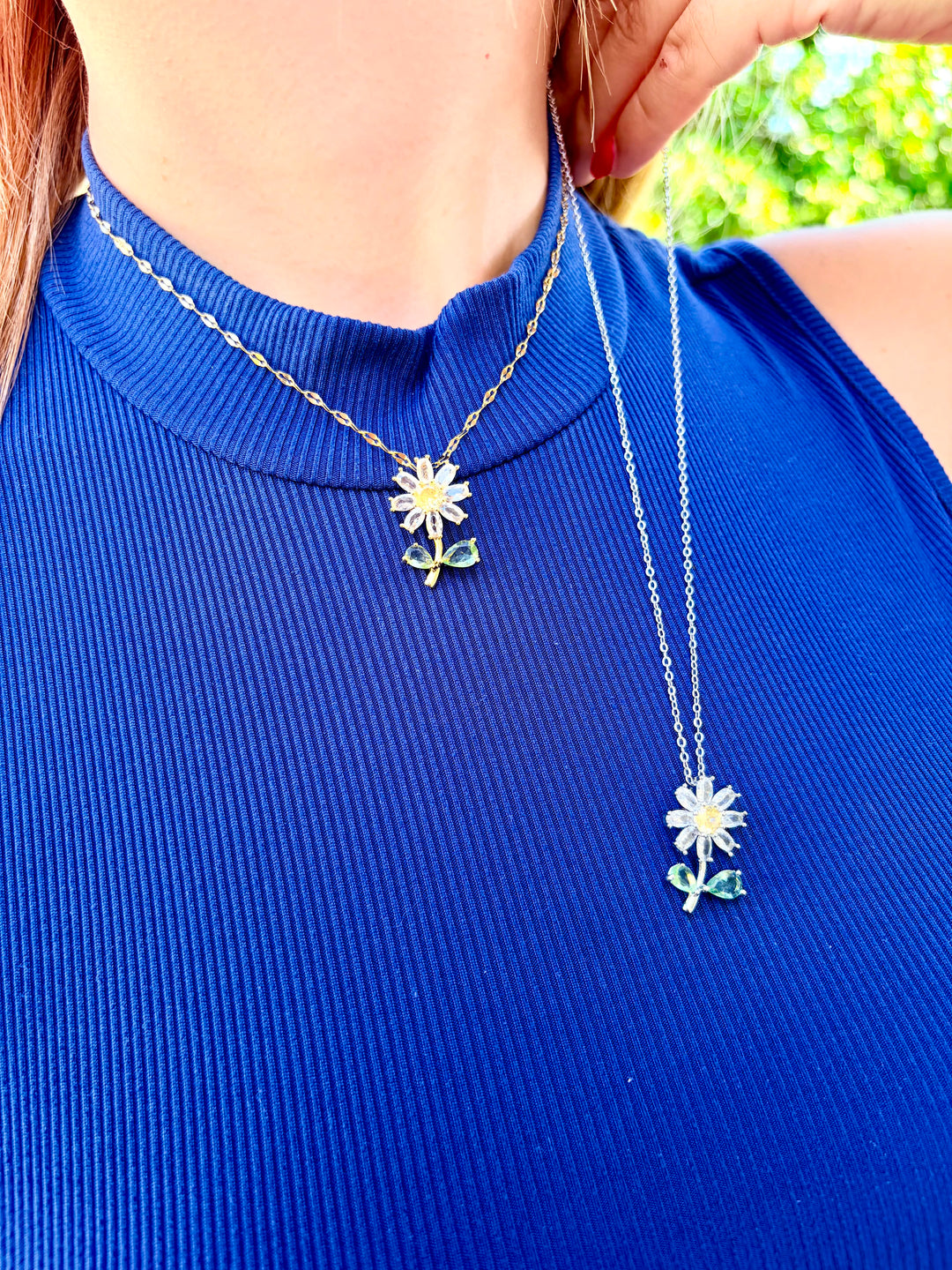 Set de Flor Margarita Oro