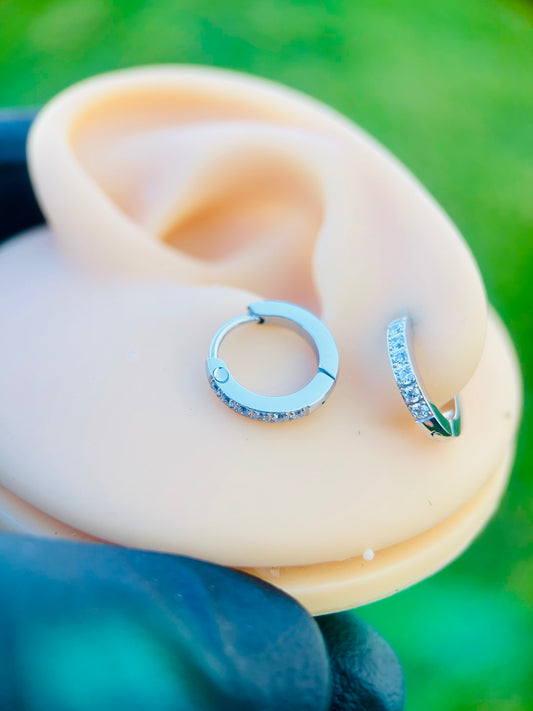 Pantallas de clip UNISEX plata