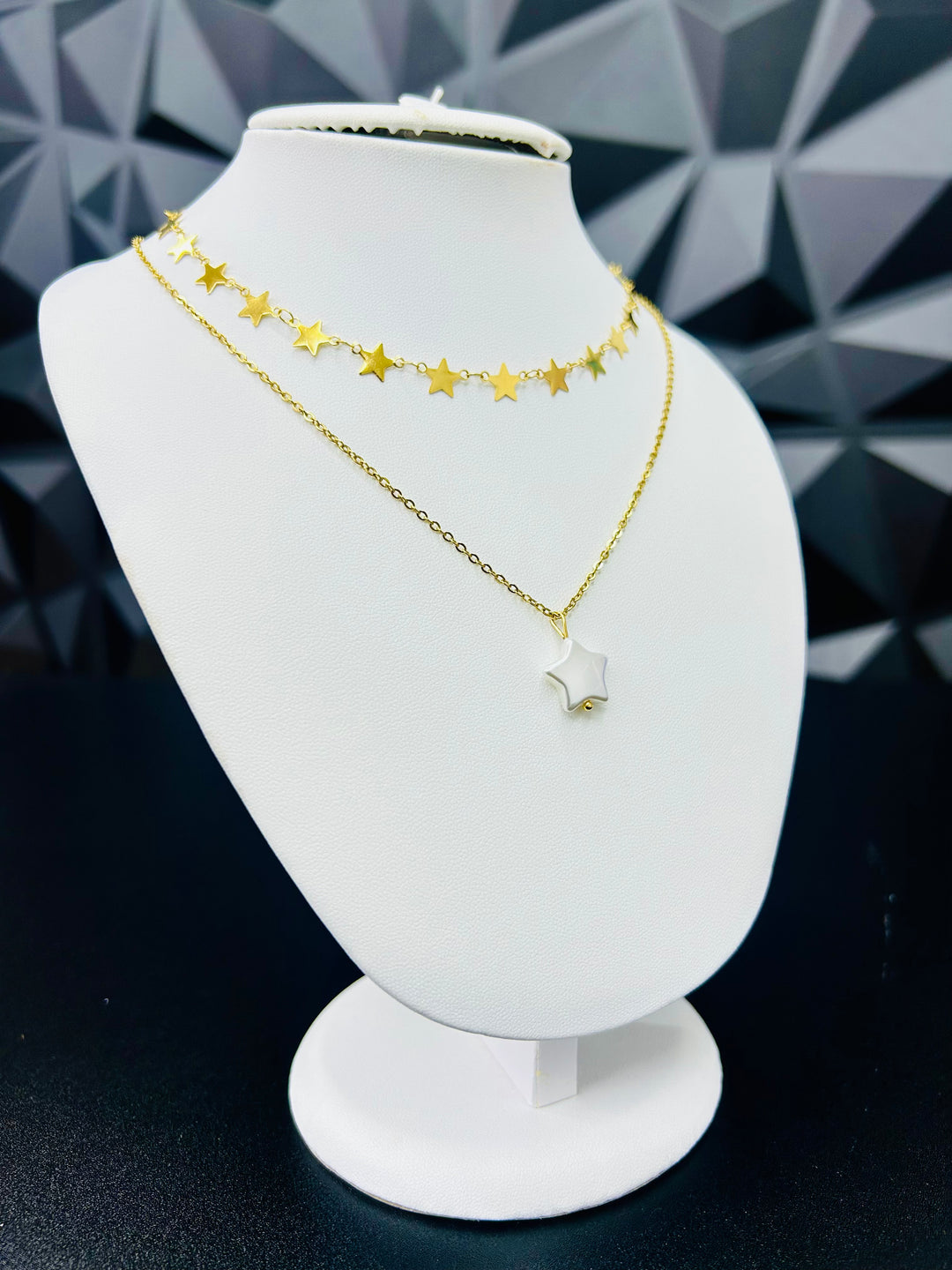 Collar Doble de Estrellas