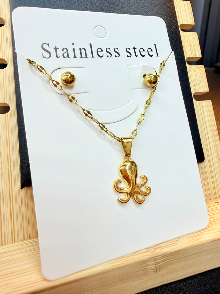Set de Pulpo Oro