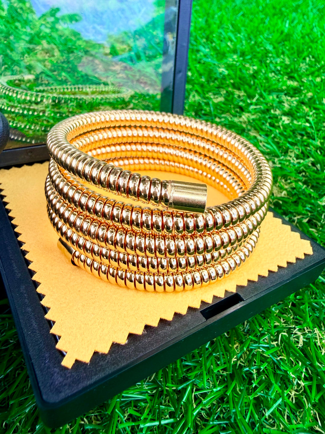 Pulsera de Cable Oro