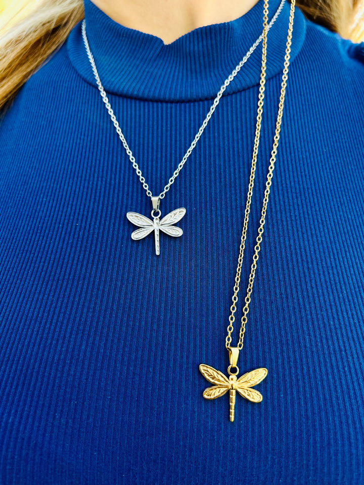 Collar de Libelula Plata