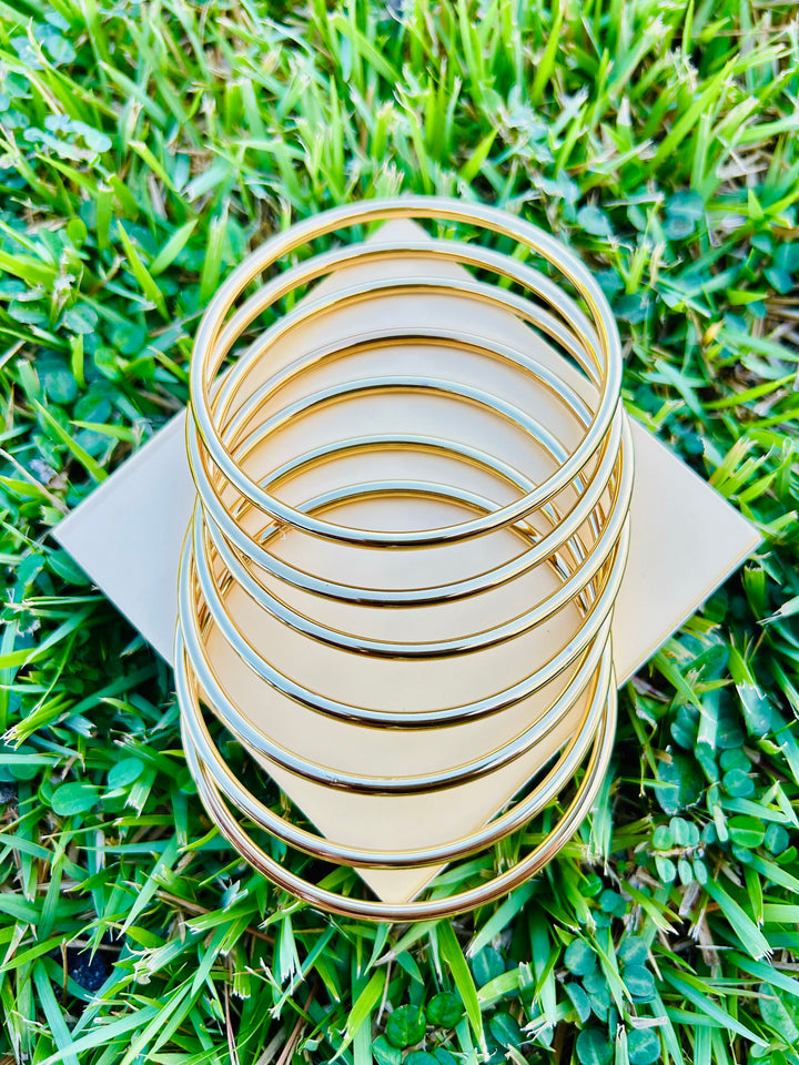 Pulseras Bangles Oro