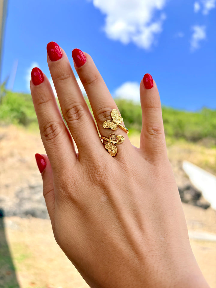 Sortija de Mariposas Oro