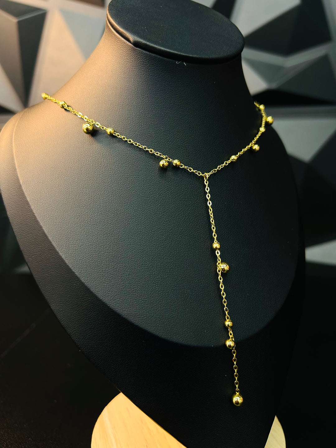 Collar de bolitas Oro