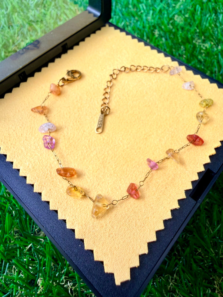 Pulsera en Piedras de Colores