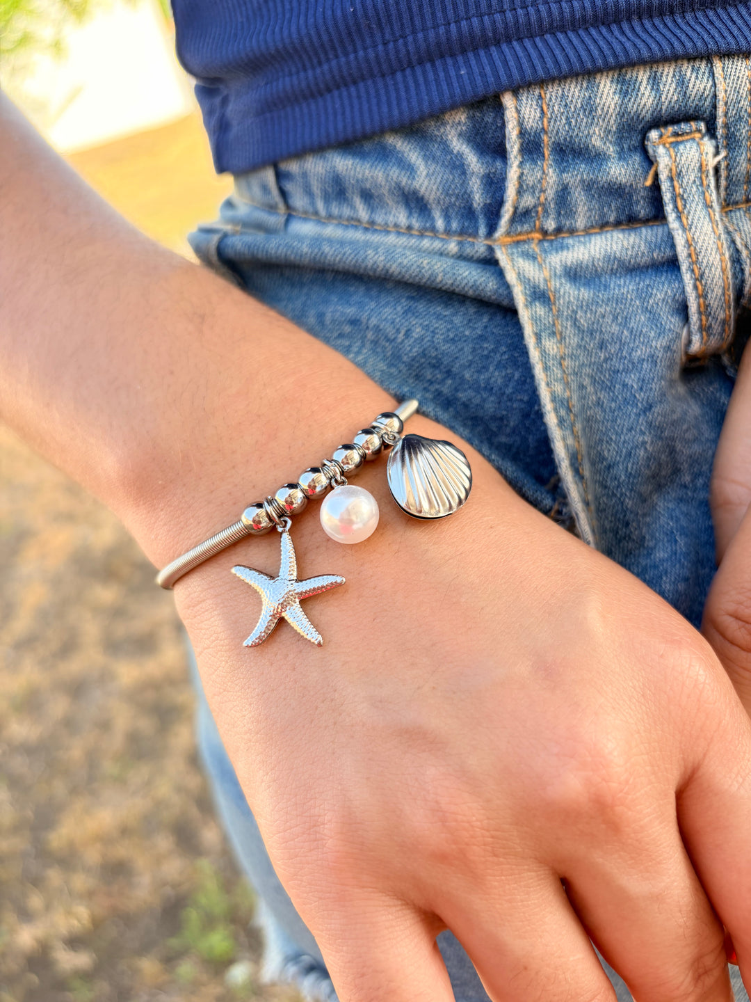 Pulsera de mar plata