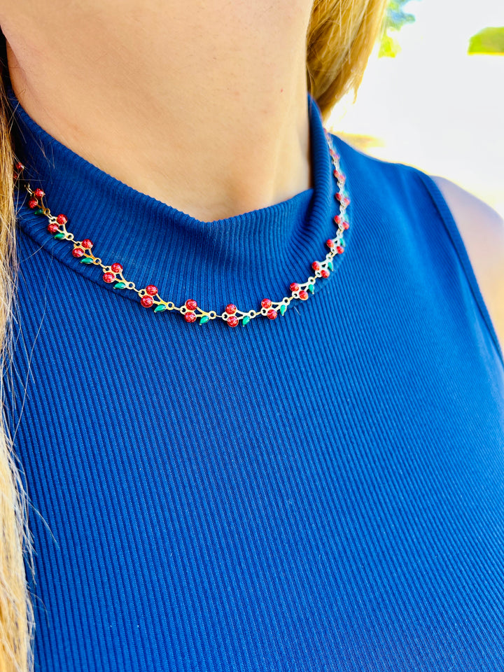 Collar de Cherry Oro
