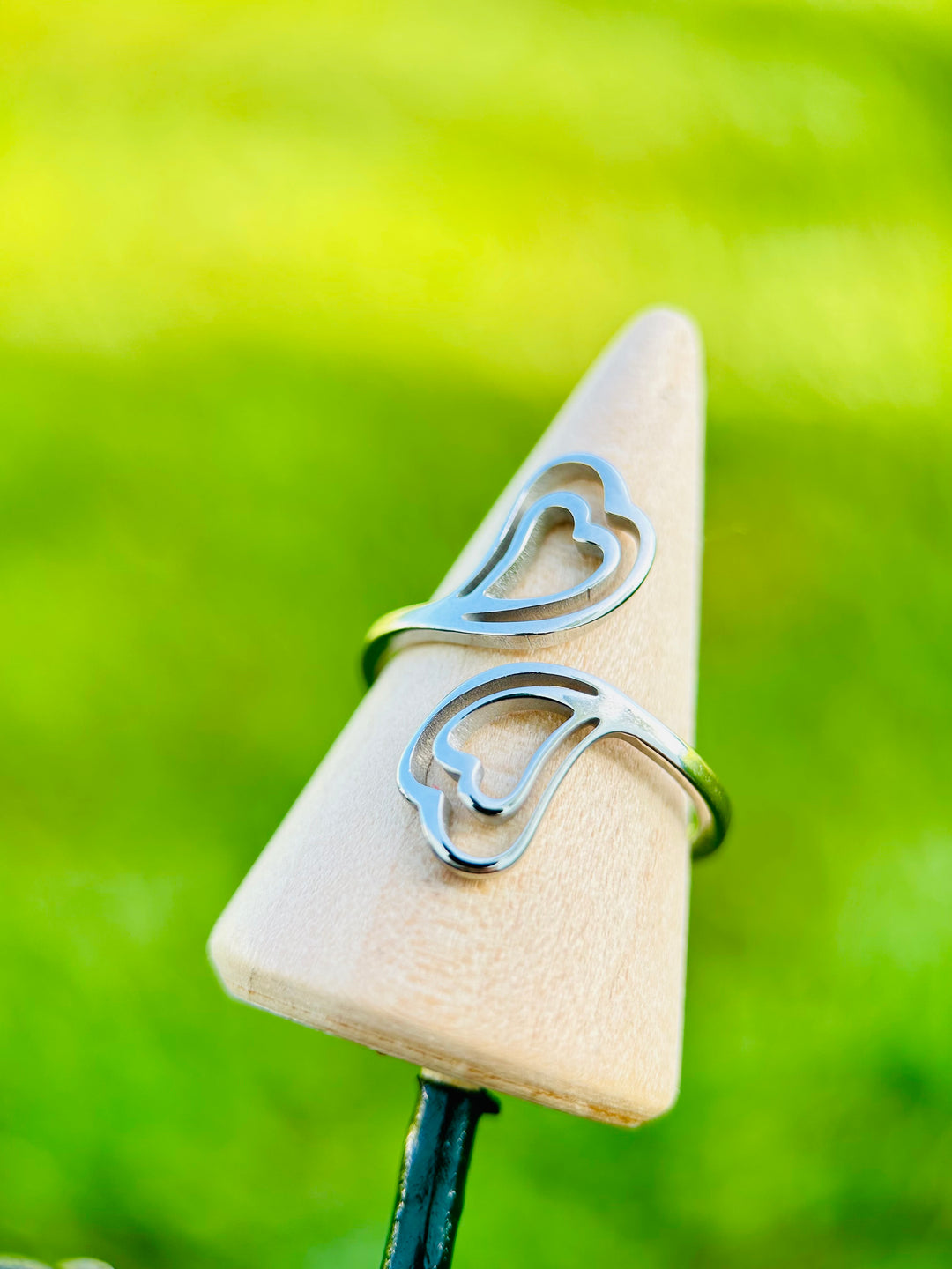 Sortija de corazon Plata