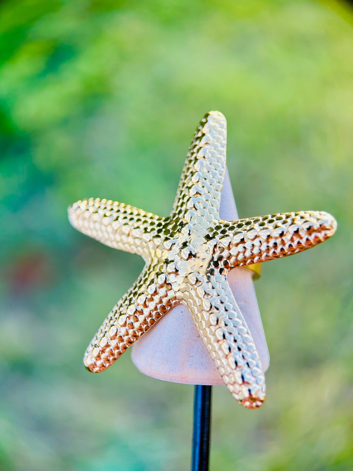 Sortija de Estrella de Mar Oro