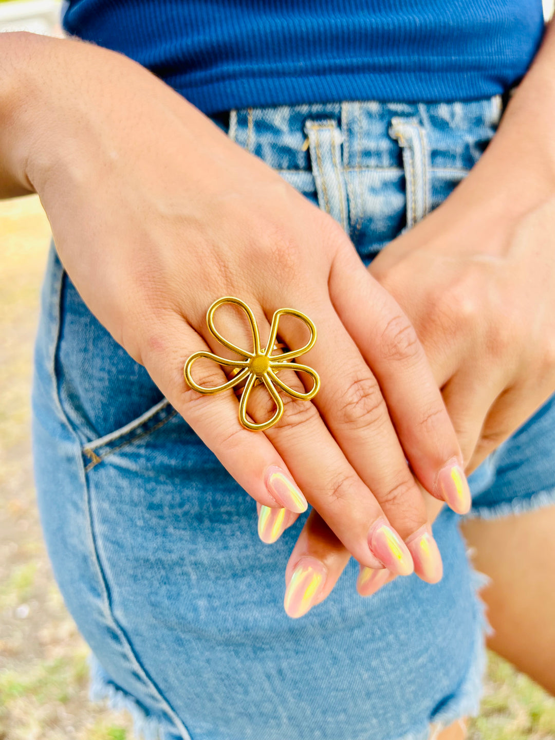 Sortija de Flor Oro