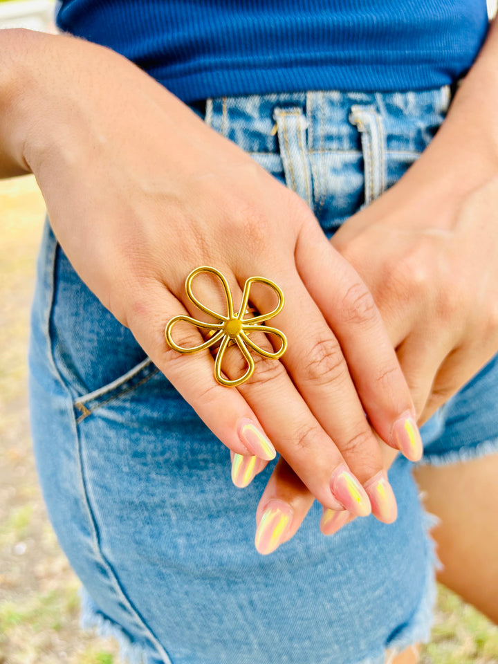 Sortija de Flor Oro