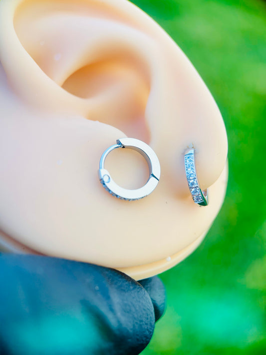 Pantallas de clip UNISEX plata