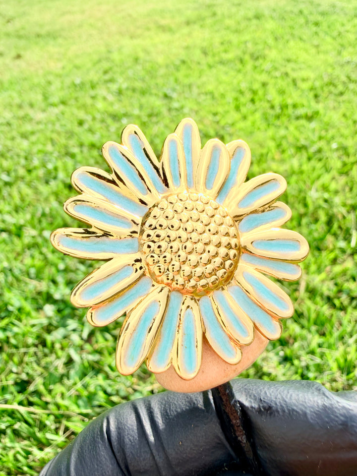 Sortija de Girasol Azul