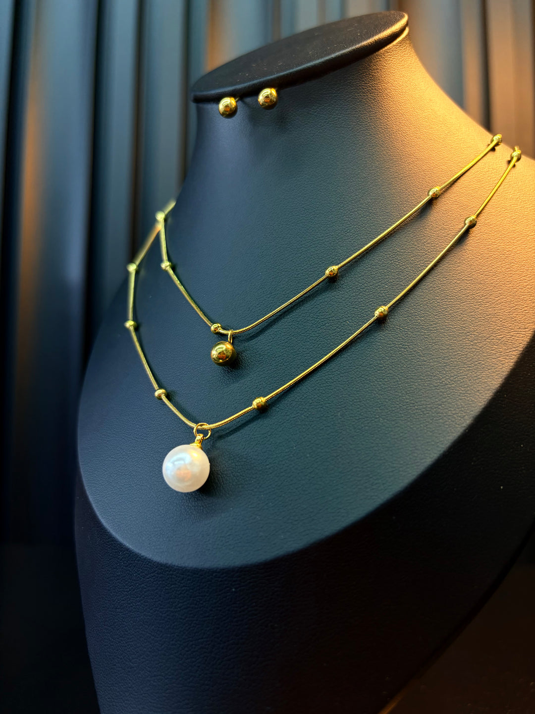 Set de Collar doble Oro