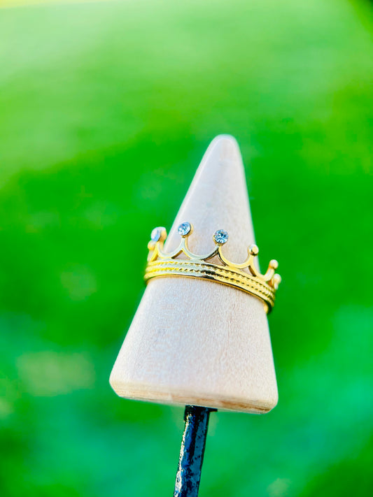 Sortija ajustable de coronoa oro