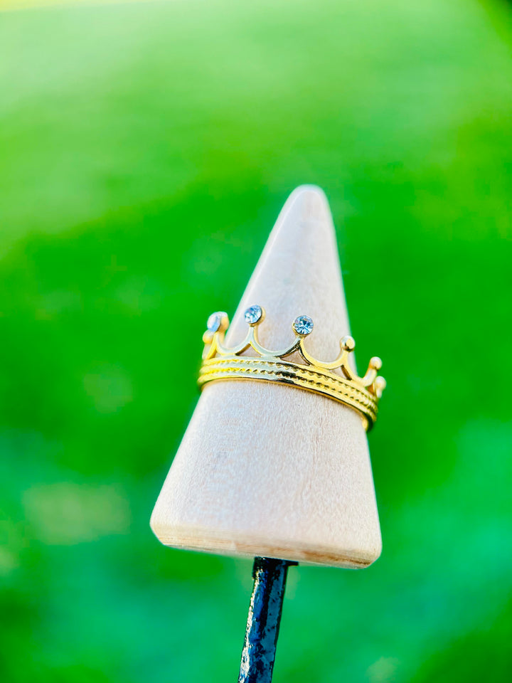 Sortija ajustable de coronoa oro