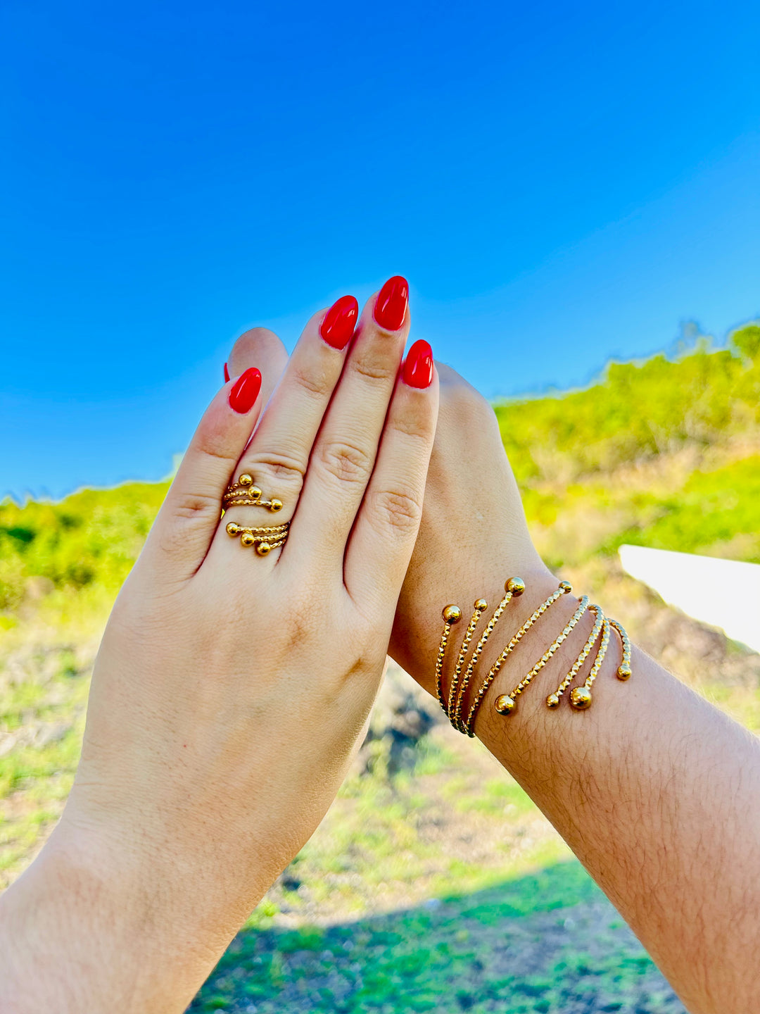 Set Espiral Oro