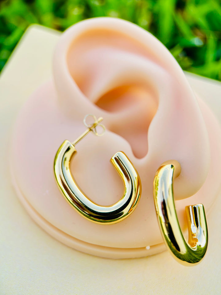 Pantllas Argollas Oro