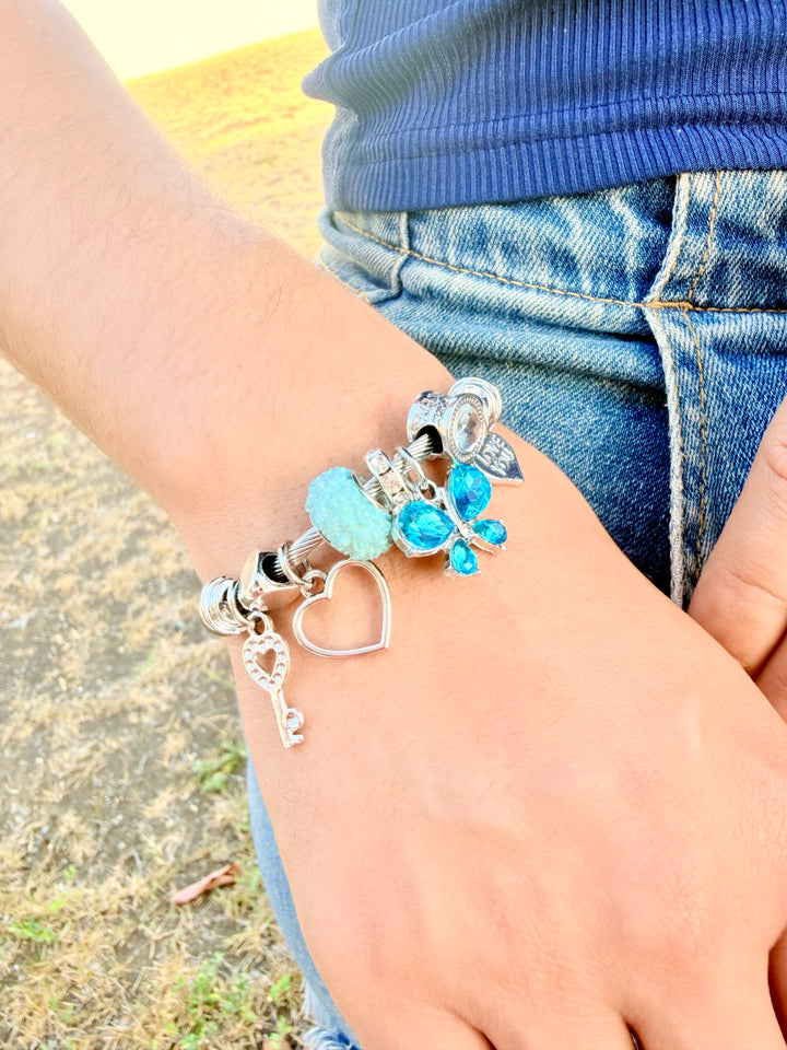 Pulsera de Charms Azul