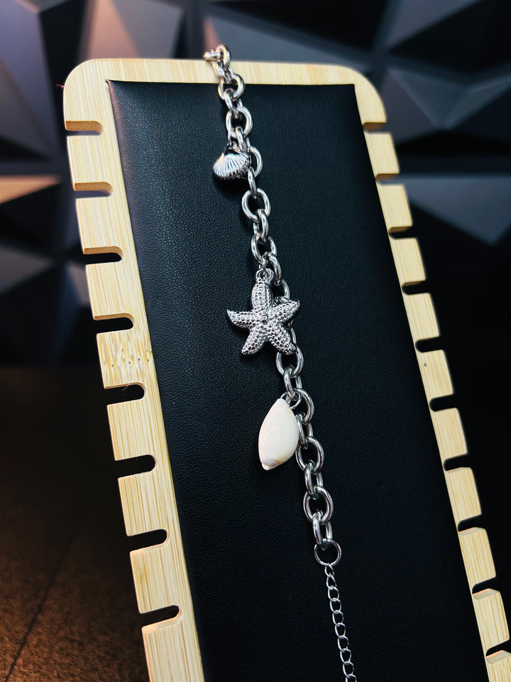 Pulsera de Estrella de Mar Plata