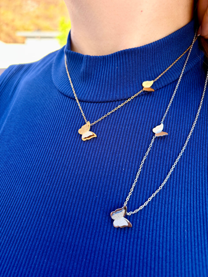 Set de Mariposa Oro