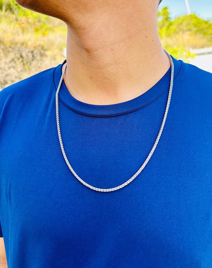 Cadena para hombre Plata