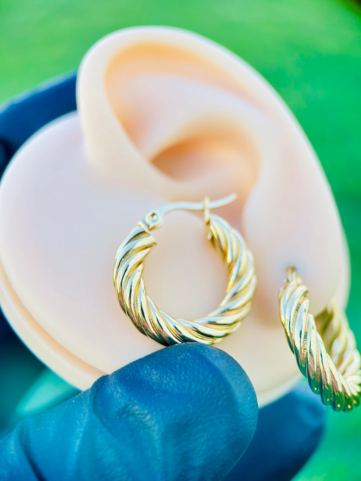 Pantallas Argollas Fashion Oro