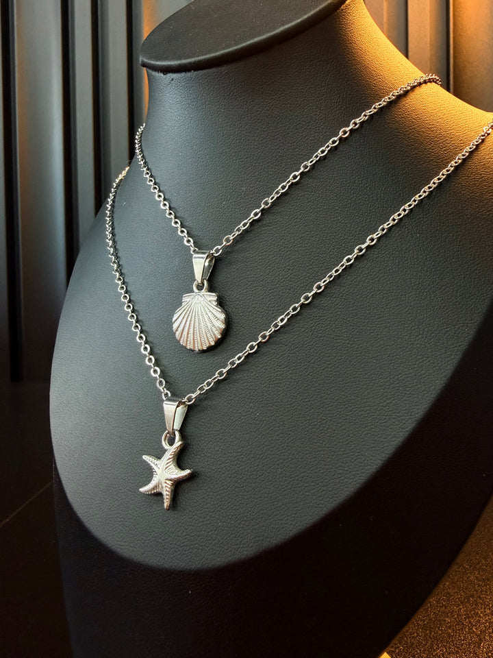 Set de Estrella & Concha Plata