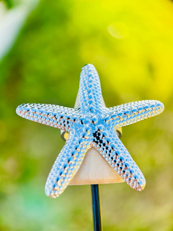 Sortija de Estrella de Mar Plata