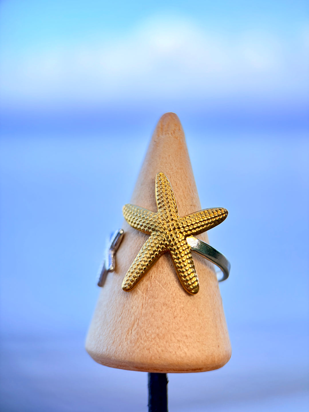 Sortija de Estrellas de Mar Dobletono