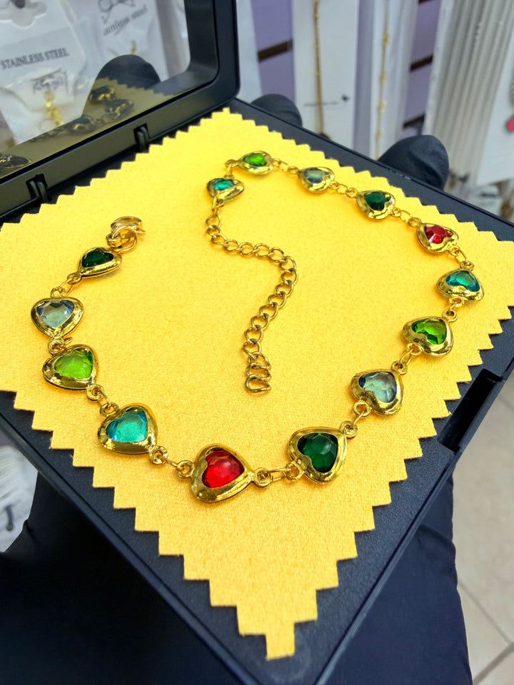 Pulsera de Corazones Multicolor 2