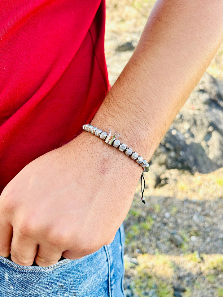 Pulsera de Corona Plata