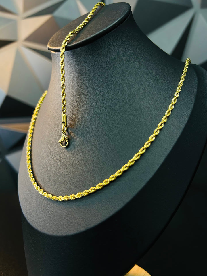 Set de Soga Oro UNISEX