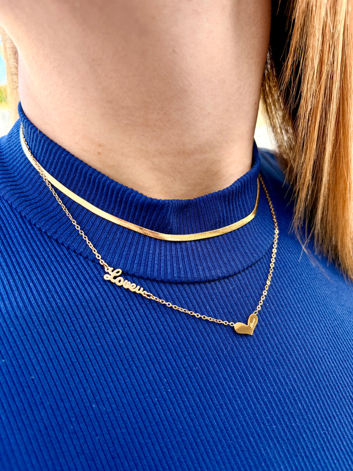 Collar en Cascada Love